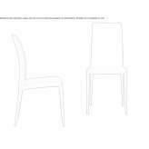 Leather upholstered chair Yarragon