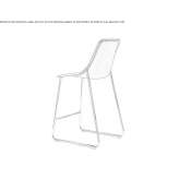 A fabric chair based on a sleigh Piscu