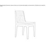 Fabric chair Vodskov