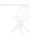 A chair made of eco-leather Burolo
