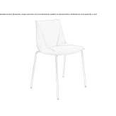 Upholstered chair Vipiteno