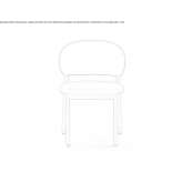 Leather upholstered chair Cobanlar