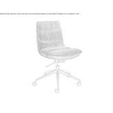 Height-adjustable swivel chair with 5-star base Villadoz