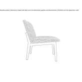 Chair upholstered with fabric Batorz