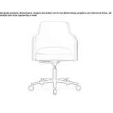 A chair on wheels with a 5-star base Guixe