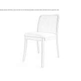 Stackable fabric chair Pivka