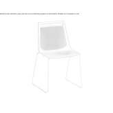 Base chair on sled Rozzano