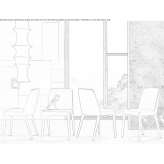 Upholstered chair Tranas
