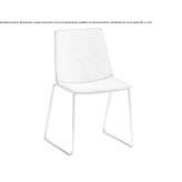 Upholstered chair based on a sled Rozzano