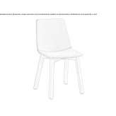 Upholstered chair Rozzano