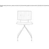 Swivel chair on trestles Dobrinj
