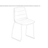 Upholstered chair based on a sled Elvanli