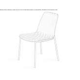 Leather upholstered chair Azov