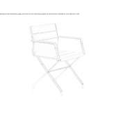 Leather chair with armrests Baliseyh