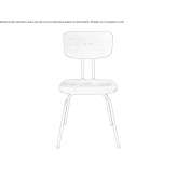 Wooden chair Wolfurt