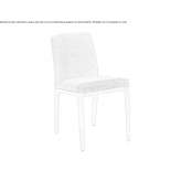 A chair upholstered with fabric in a modern style Dexheim
