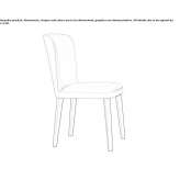 Leather upholstered chair Tigard