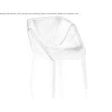 Upholstered leather chair with armrests Prazmow