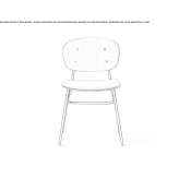 Ash chair with integrated cushion Sturkoe