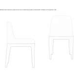 Leather upholstered chair Zoyotla