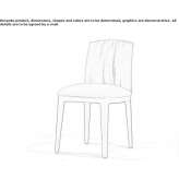 Chair upholstered with fabric Oimbra
