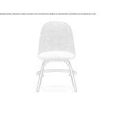 Chair upholstered with fabric Tebar