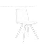 Leather upholstered chair Munxar
