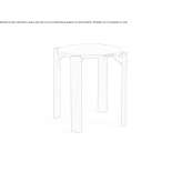 Low beech stool Xolotla