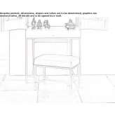 Low stool with footrest Woodway