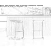 Cantilever stool Andenne