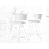Stool upholstered with fabric Whitland