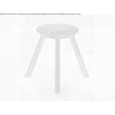 Low stool in teak Chambas