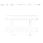 Low stool made of oak and solid wood Vellisca