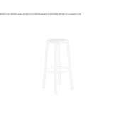 Oak stool Itacare