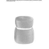 Stool upholstered with fabric Eferding