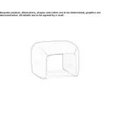 Low leather stool Zarraton