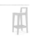 Chair with footrest Rusocice