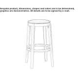 Wooden stool Mountain
