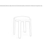 A low ash stool Barcis
