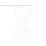 Ceramic stool/coffee table Bedihost