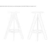 A tall wooden stool Theresa