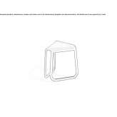 Stackable polyurethane stool Illitsch