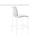 High polyester fiber stool with backrest Ensenada