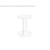 A low wooden stool Diriomo