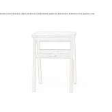 Low, foldable oak stool Criseni