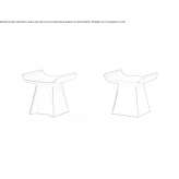 Low ceramic stool Zarraton
