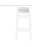 Beech stool Monjaras