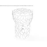 Steel stool/coffee table Viguera