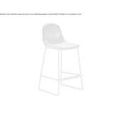Fabric stool based on a sleigh Mereni