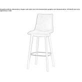 Upholstered stool Grudusk
